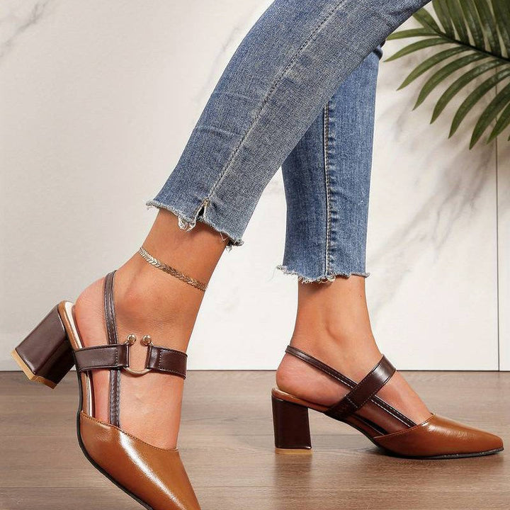 Chaussures à talons bloc | Élégance quotidienne