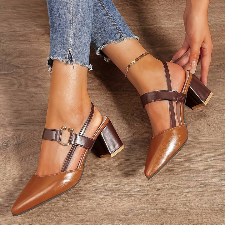 Chaussures à talons bloc | Élégance quotidienne