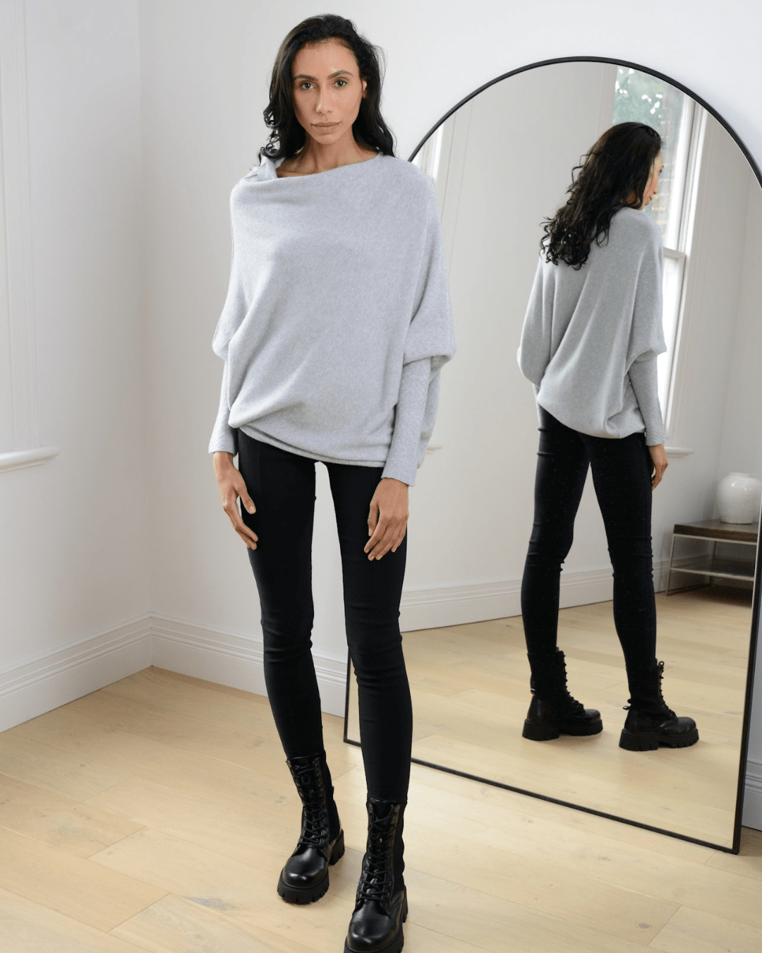 Pull ample à col bateau | Confort ultime pour les journées cocooning