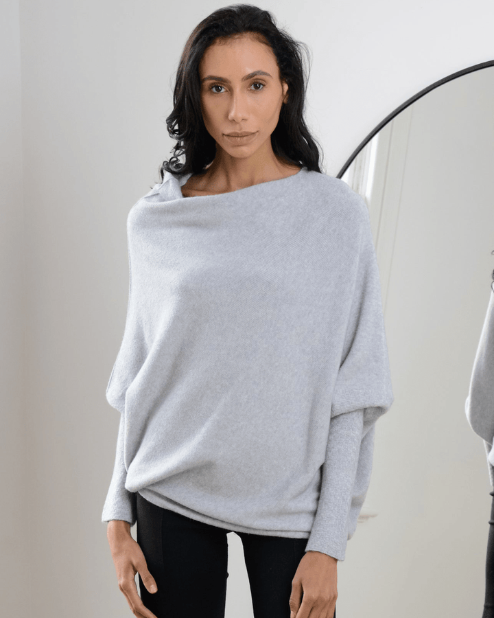 Pull ample à col bateau | Confort ultime pour les journées cocooning