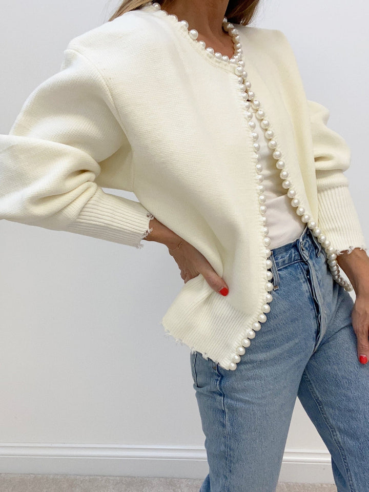 Gilet à perles élégant | Parfait pour un look chic et décontracté
