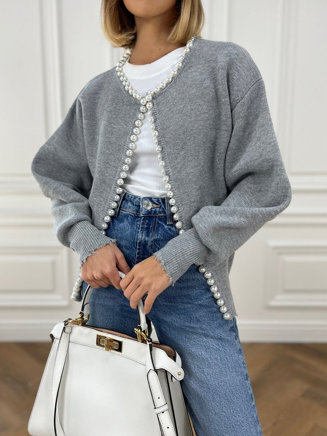 Gilet à perles élégant | Parfait pour un look chic et décontracté