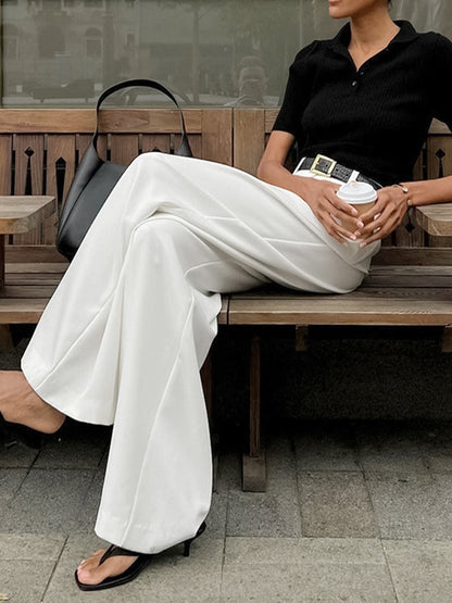 Pantalon large élégant | Parfait pour le bureau