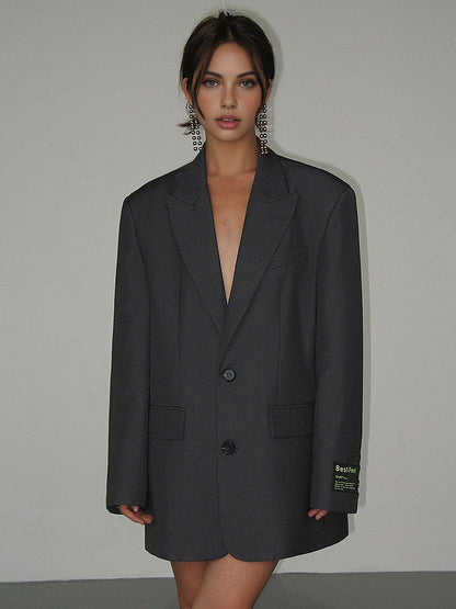 Blazer oversize | Élégance structurée intemporelle
