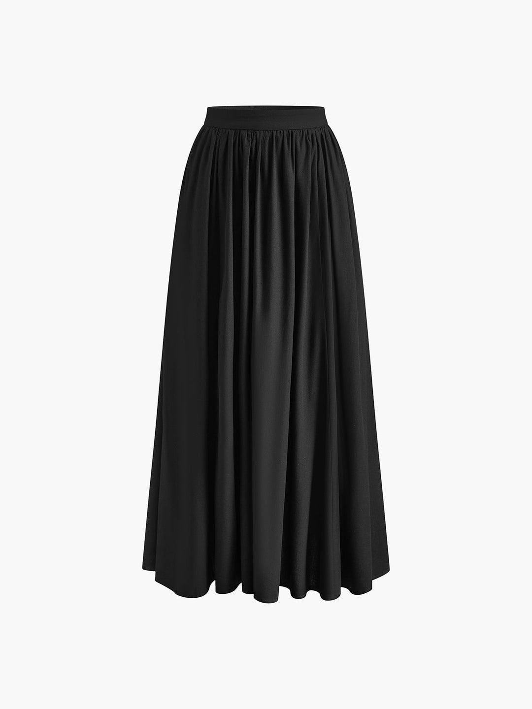 Jupe longue plissée femme | Élégance aérienne taille haute idéale pour été et occasions décontractées