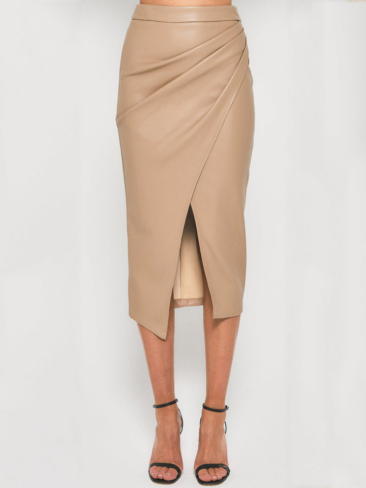 Jupe portefeuille élégante | Look de bureau tendance