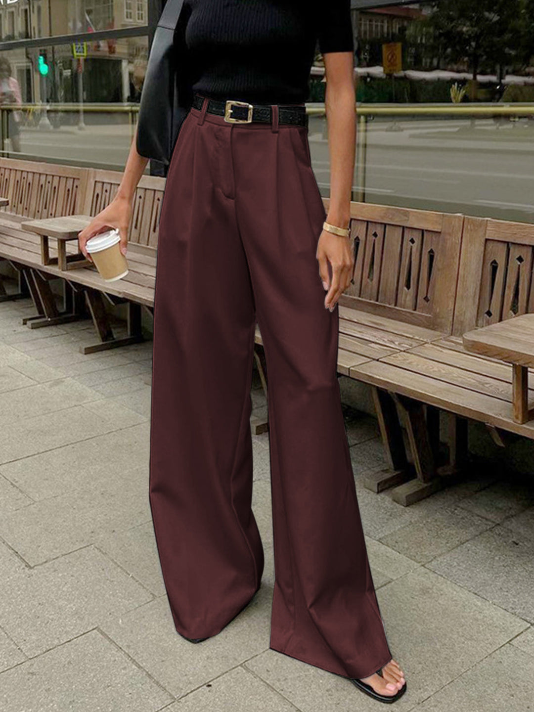Pantalon large élégant | Parfait pour le bureau