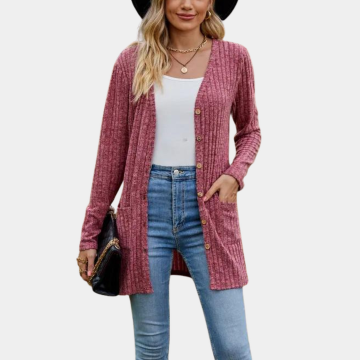 Cardigan long | Élégance décontractée