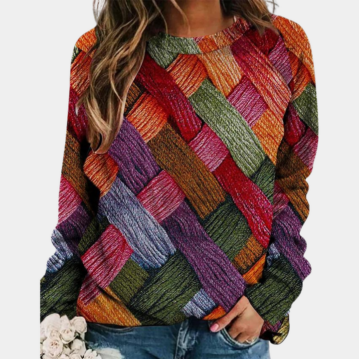 Pull à motif carreaux | Chaleur hivernale stylée