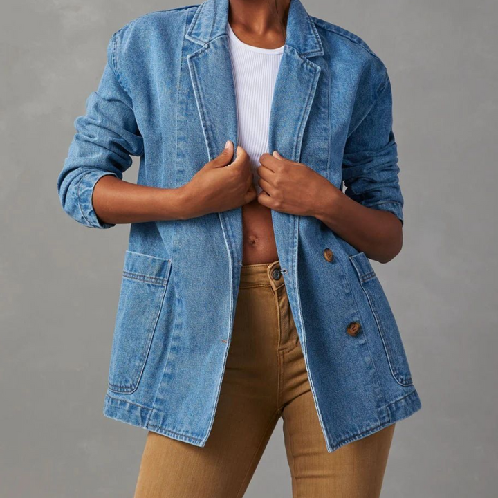 Veste en jean à poches | Style urbain décontracté