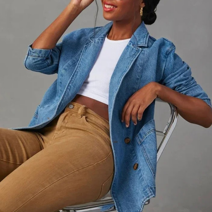 Veste en jean à poches | Style urbain décontracté