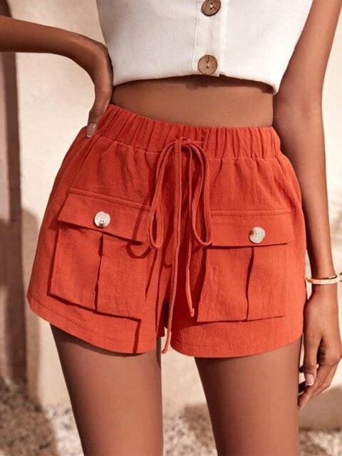 Short décontracté femme | Poches pratiques été