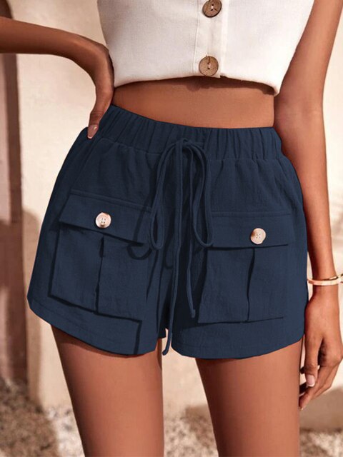 Short décontracté femme | Poches pratiques été