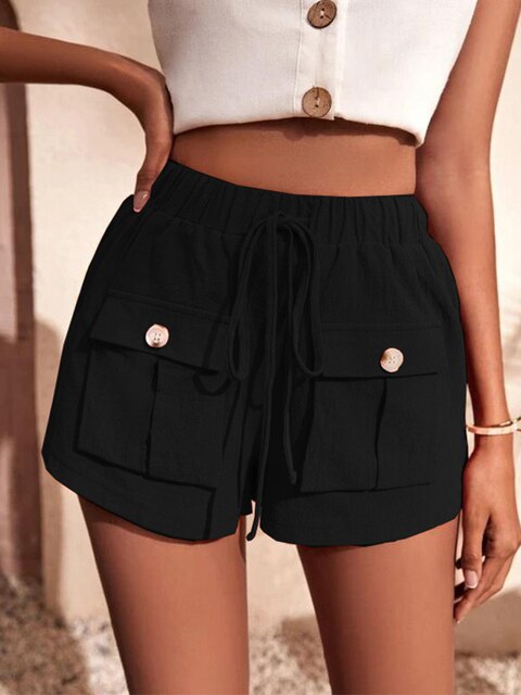 Short décontracté femme | Poches pratiques été