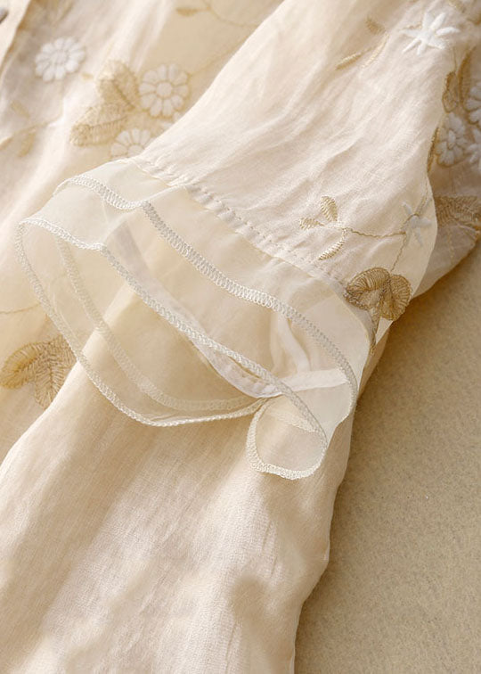 Blouse brodée légère | Élégance raffinée pour le printemps