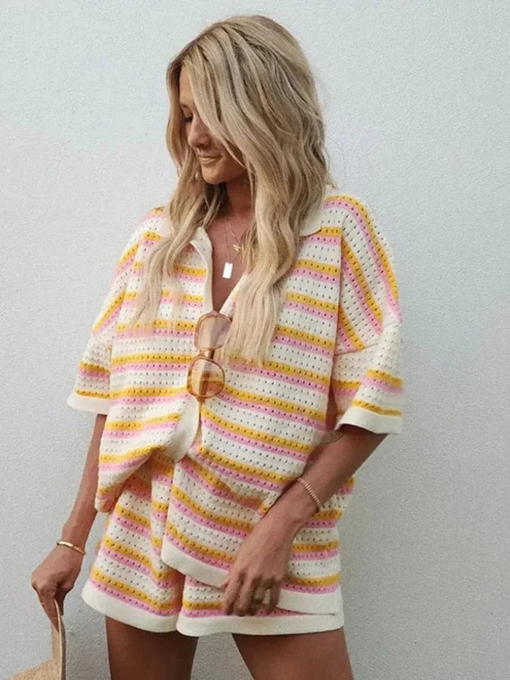 Ensemble short et chemise | Style estival décontracté