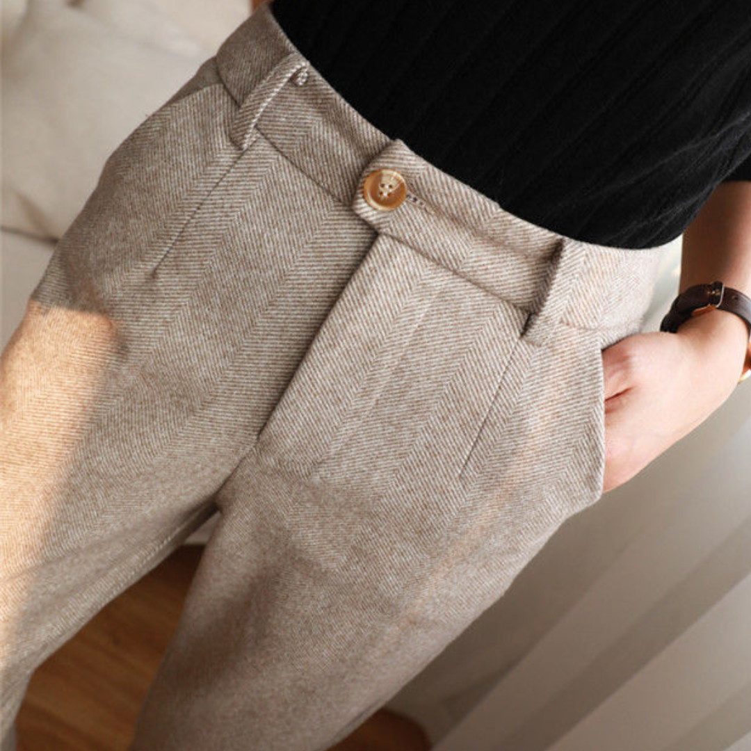 Pantalon taille haute | Élégance quotidienne