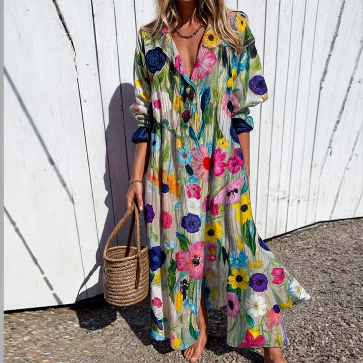 Robe bohème fleurie | Parfaite pour l’été