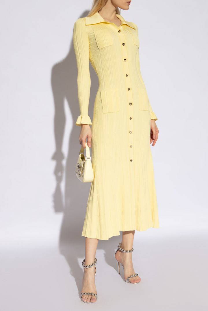 Robe midi boutonnée | Élégance intemporelle