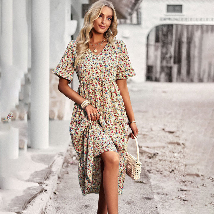 Robe midi fleurie | Fraîcheur d’été