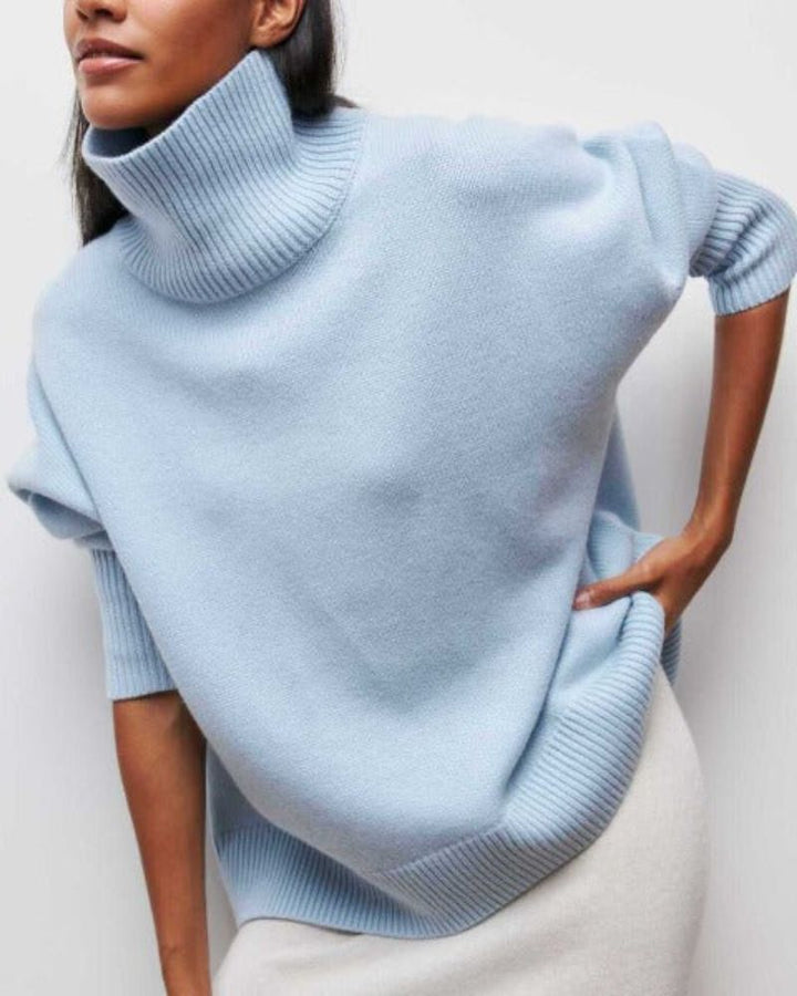 Pull col roulé ample | Élégance cocooning