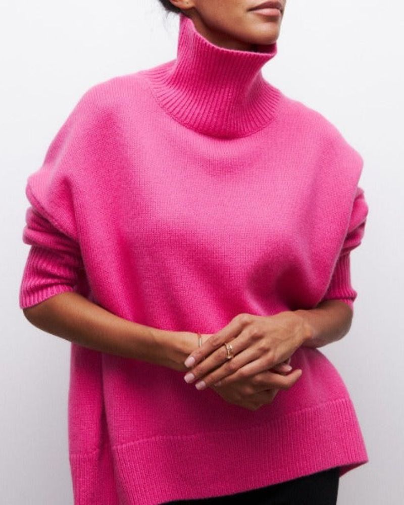 Pull col roulé ample | Élégance cocooning