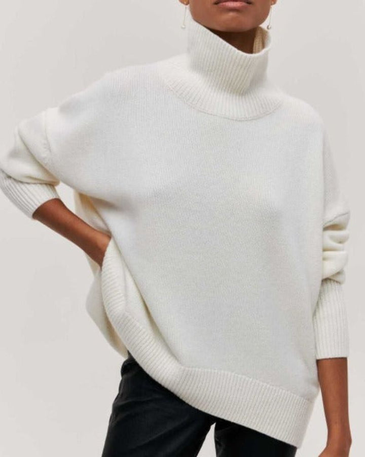 Pull col roulé ample | Élégance cocooning