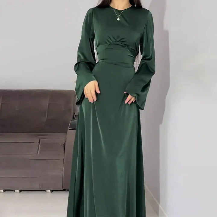 Robe Longue Satinée | Élégance Intemporelle