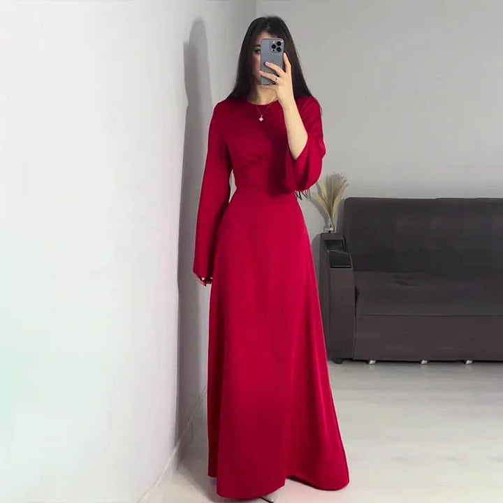 Robe Longue Satinée | Élégance Intemporelle
