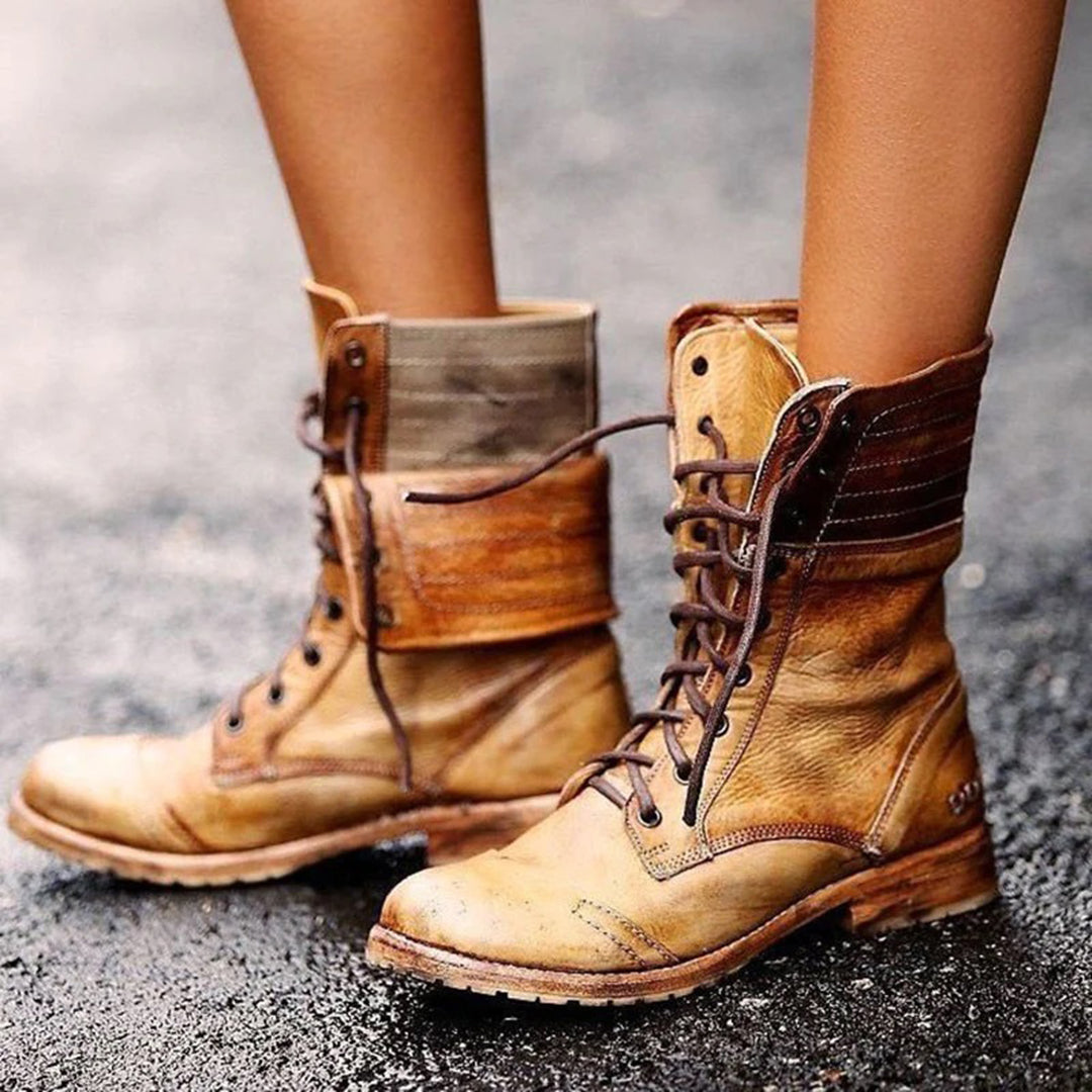 Bottes montantes à lacets | Pour une allure audacieuse en automne