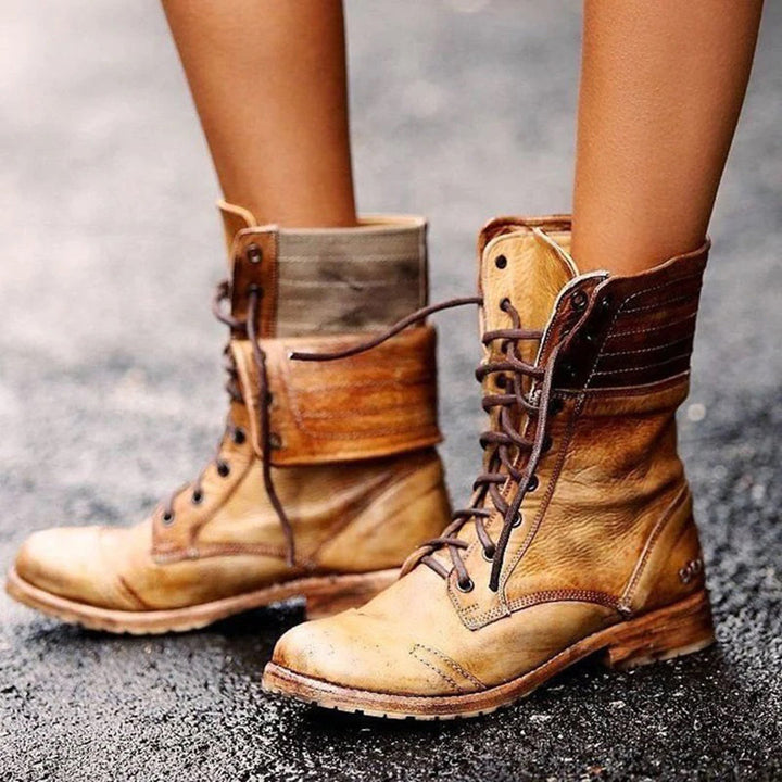 Bottes montantes à lacets | Pour une allure audacieuse en automne
