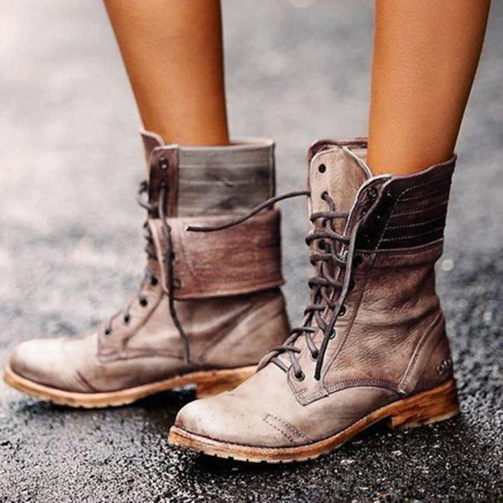 Bottes montantes à lacets | Pour une allure audacieuse en automne