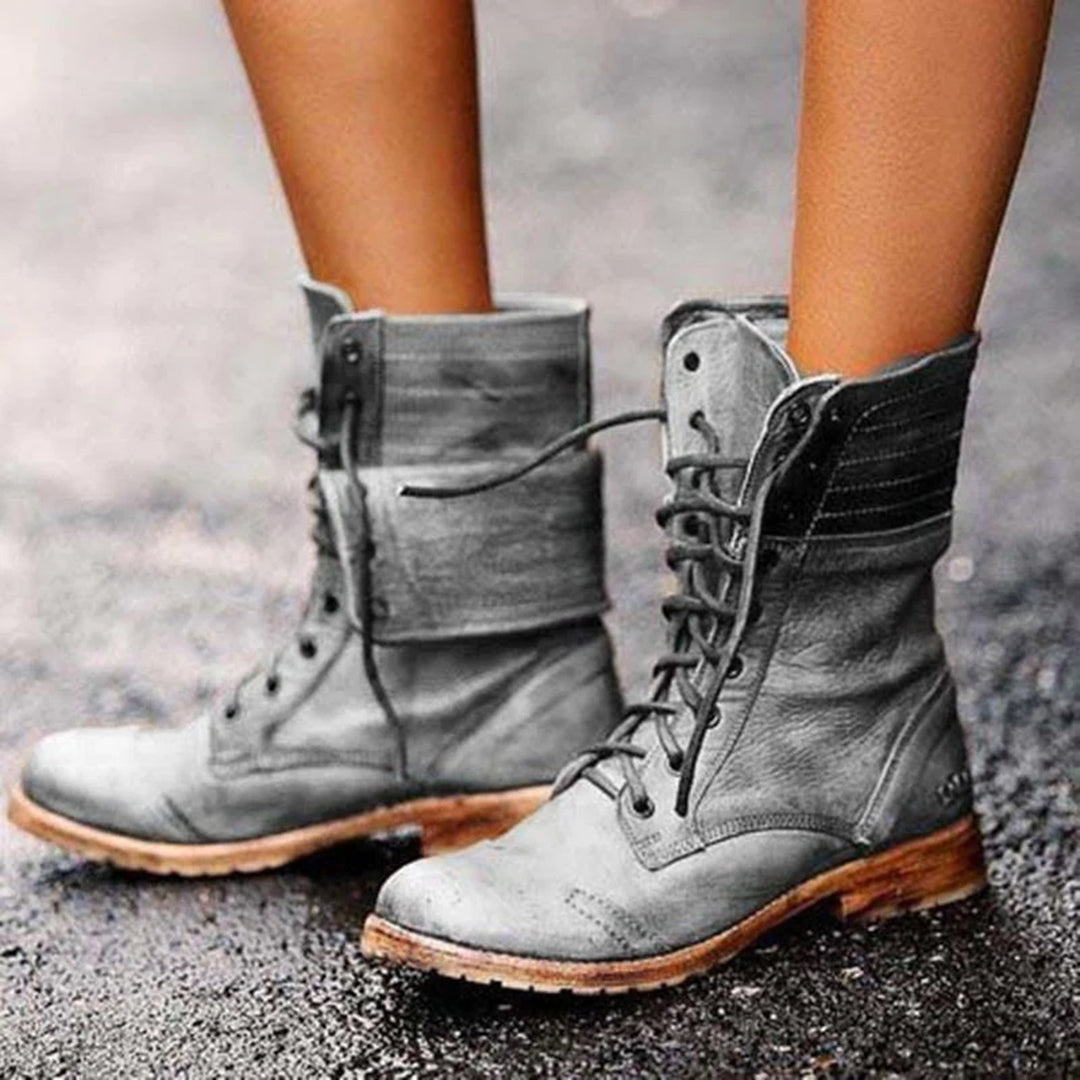 Bottes montantes à lacets | Pour une allure audacieuse en automne