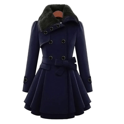 Manteau long élégant pour femme | Style chic hivernal