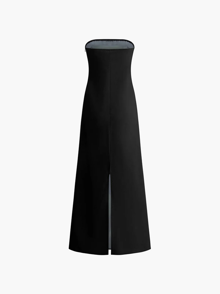 Robe longue sans bretelles | Élégance estivale moderne