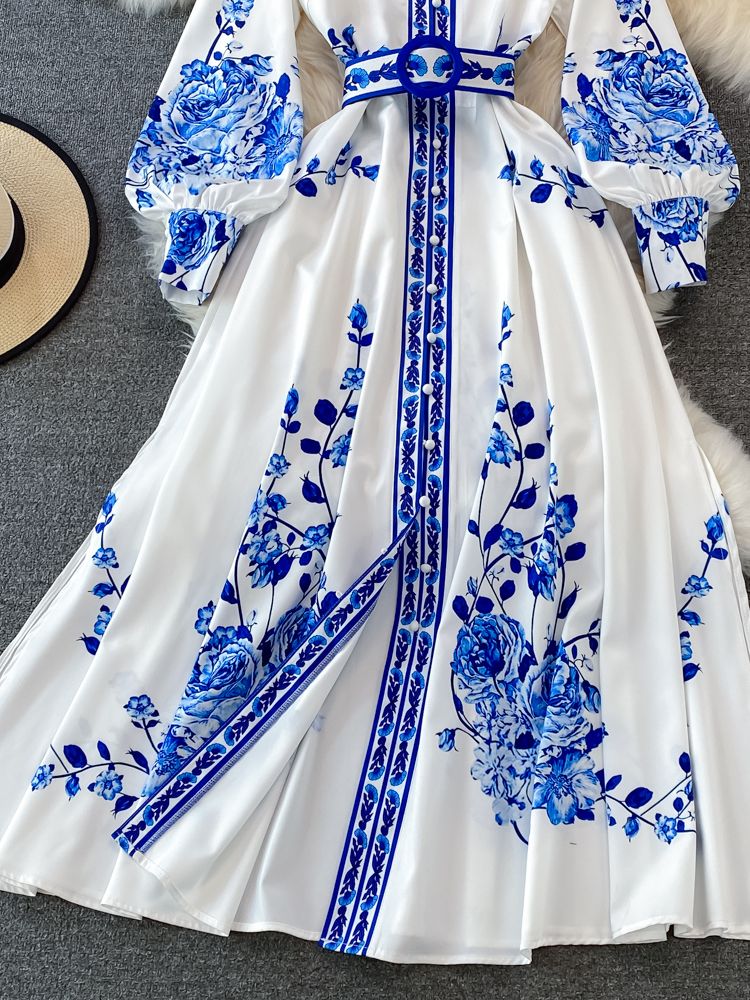 Robe longue à fleurs | Élégance estivale