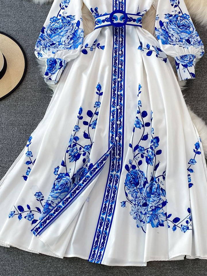 Robe longue à fleurs | Élégance estivale