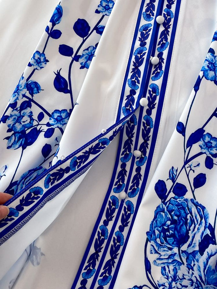 Robe longue à fleurs | Élégance estivale