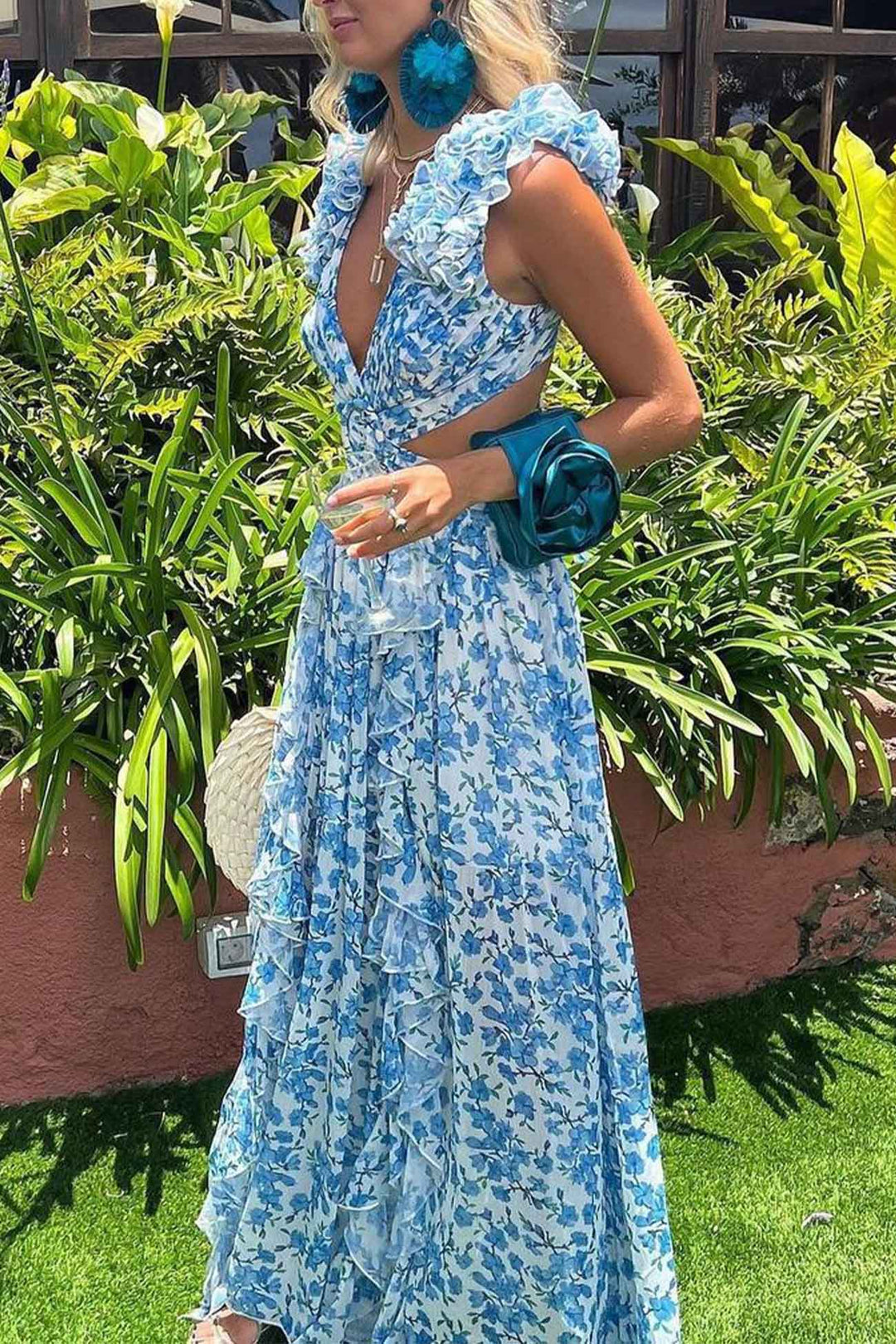 Robe longue fleurie | Élégante et légère pour l'été