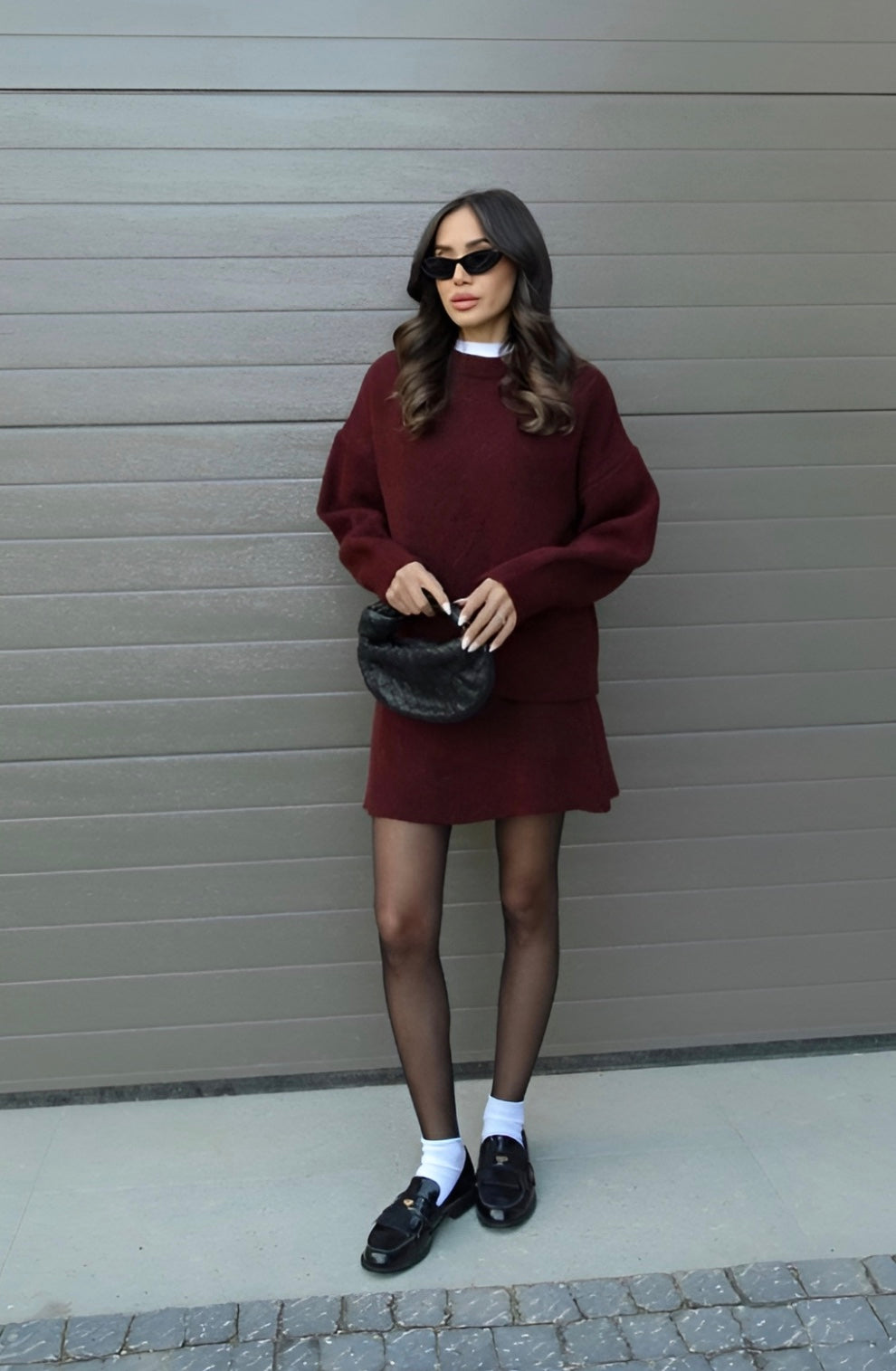Ensemble pull et jupe | Confort chic automne