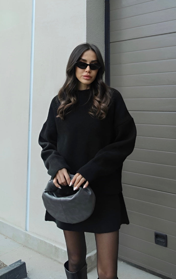 Ensemble pull et jupe | Confort chic automne