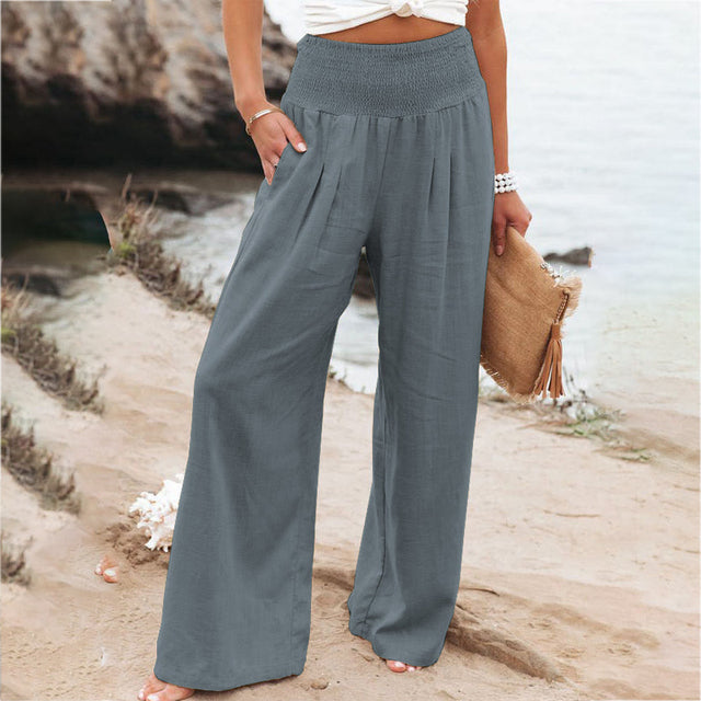 Pantalon large femme | Léger et confortable pour l’été