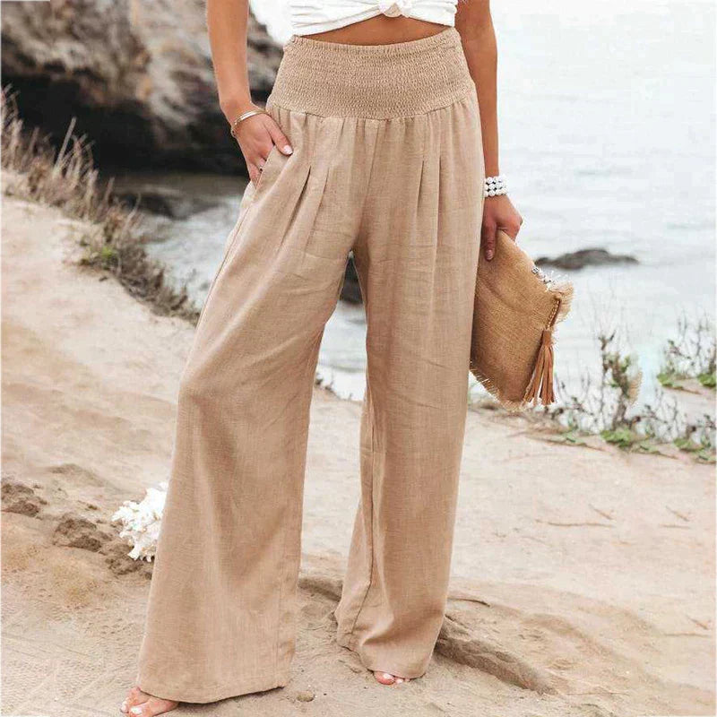 Pantalon large femme | Léger et confortable pour l’été