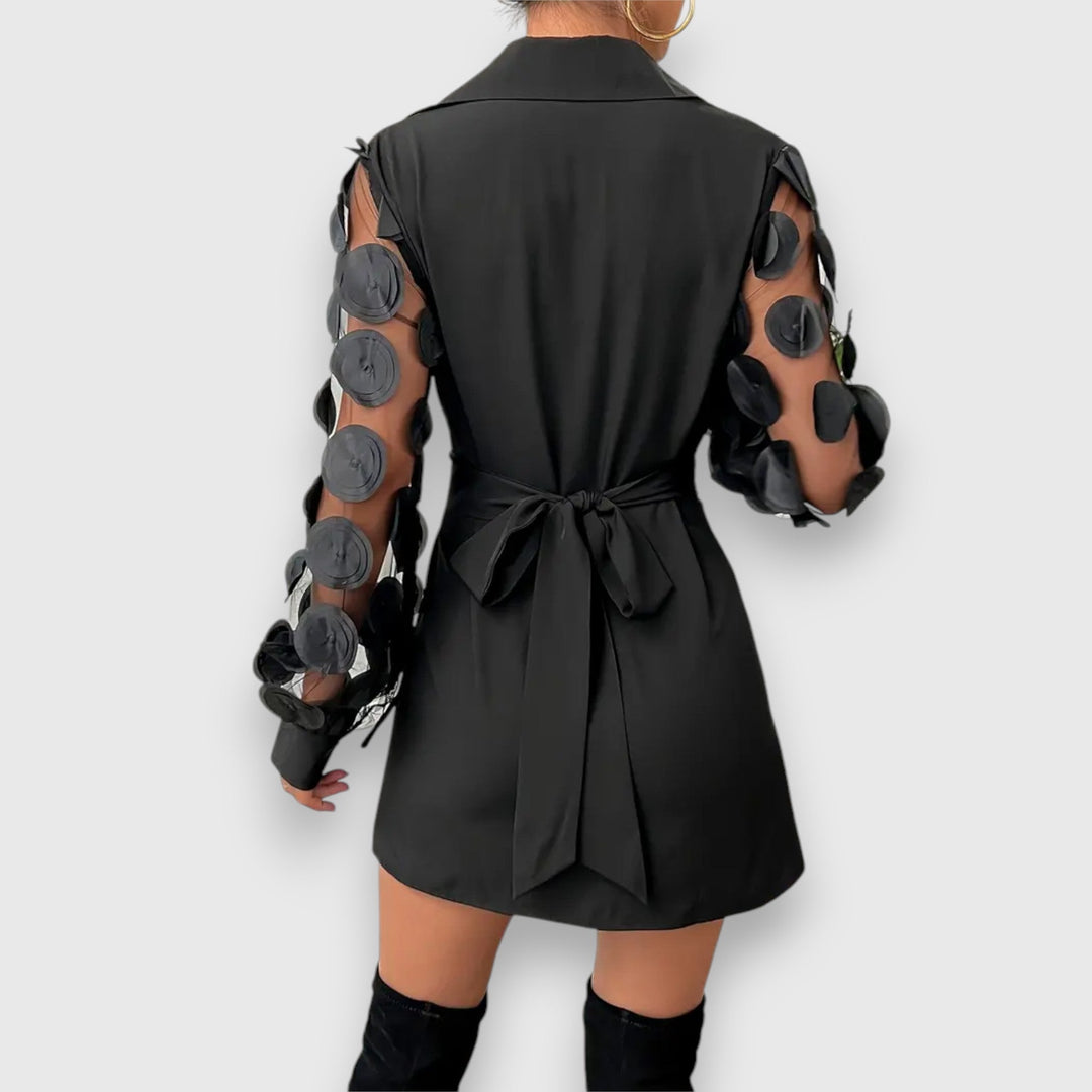 Robe chemise chic | Élégance sculptée pour vos soirées