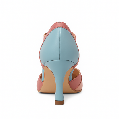 Escarpins Bicolores Élégants | Confort Chic