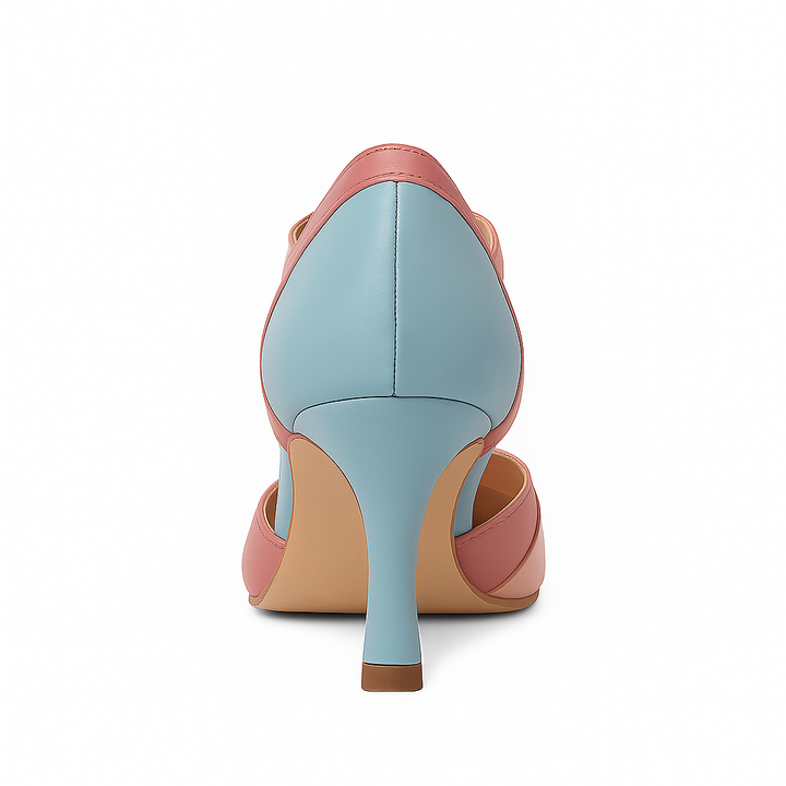 Escarpins Bicolores Élégants | Confort Chic