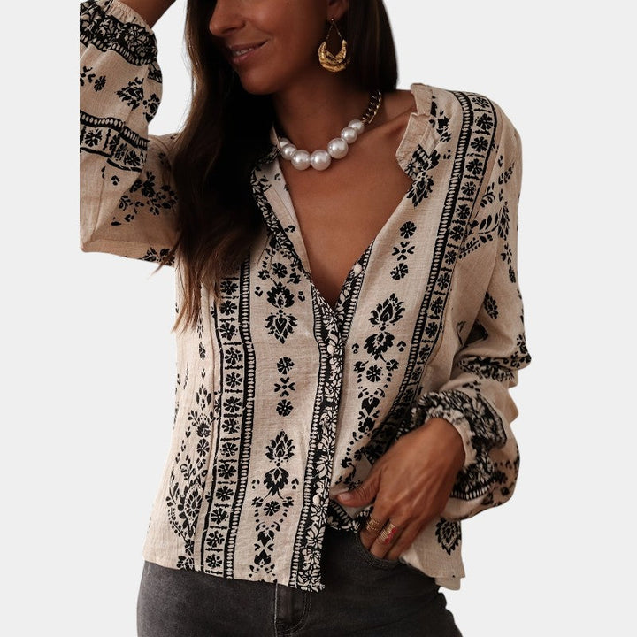 Blouse imprimée femme | Style bohème