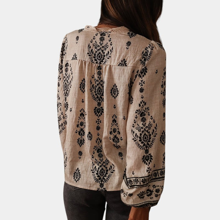 Blouse imprimée femme | Style bohème