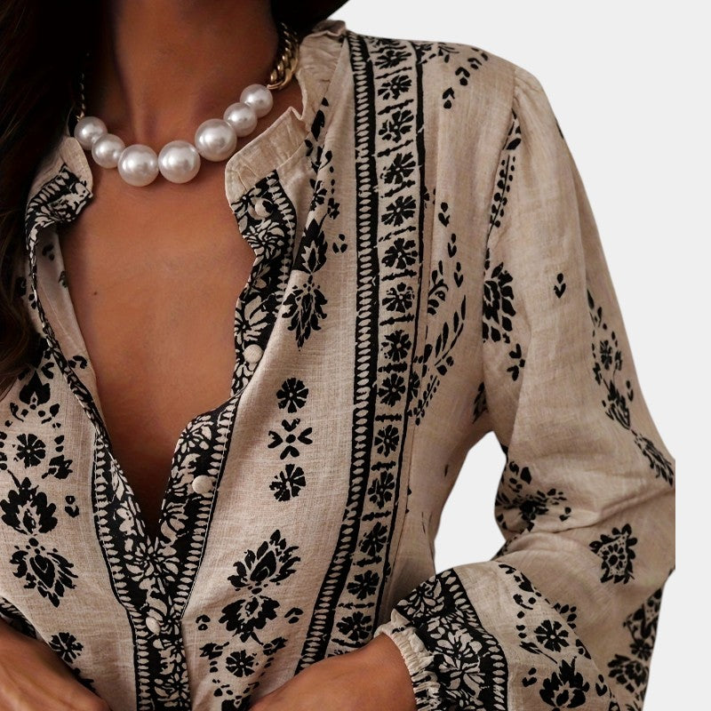 Blouse imprimée femme | Style bohème
