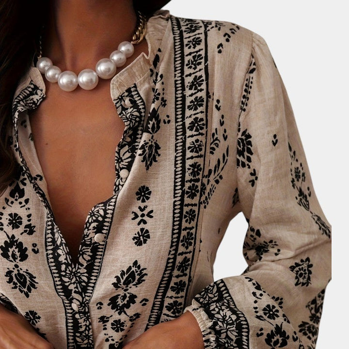 Blouse imprimée femme | Style bohème